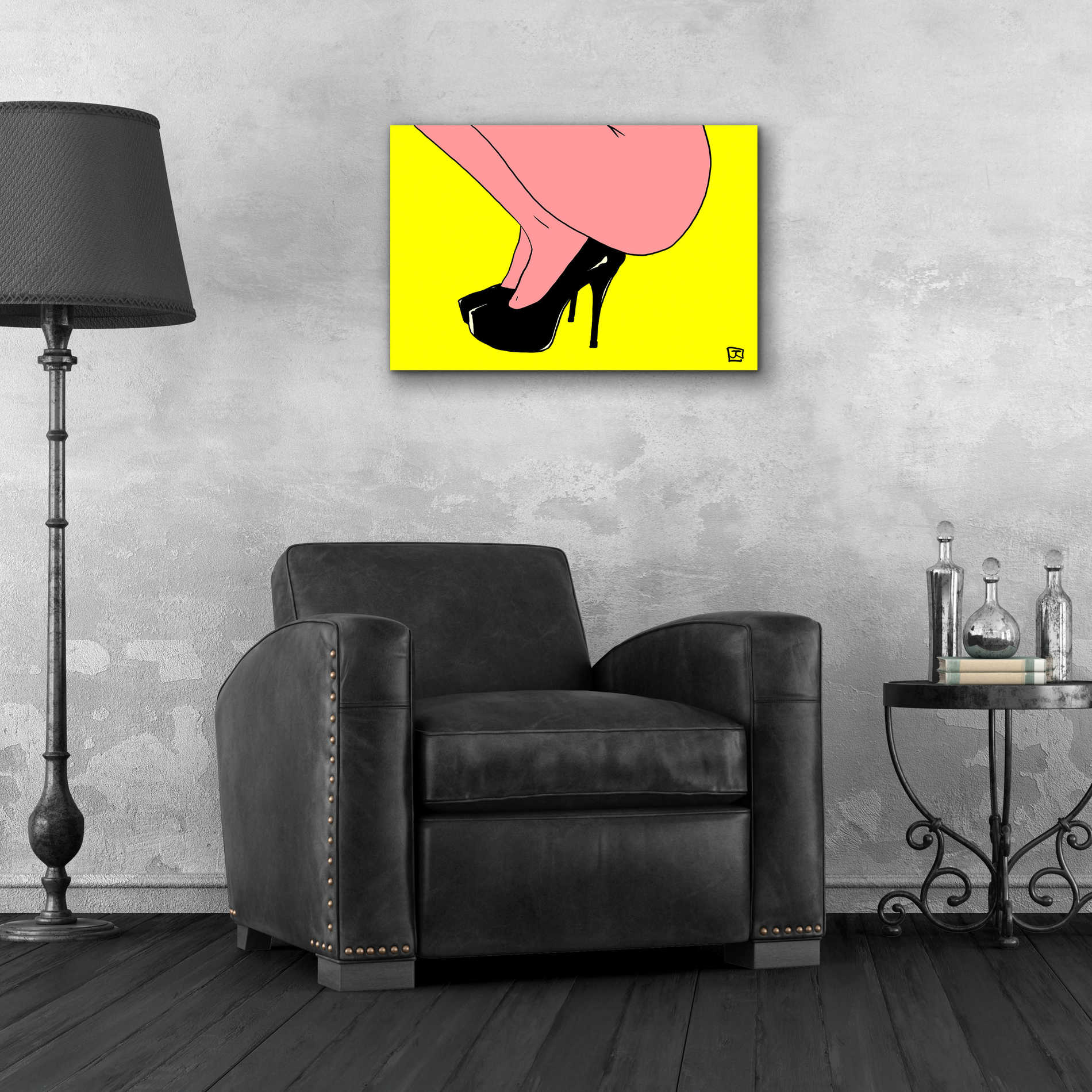 Epic Art 'Shoes Only I' by Giuseppe Cristiano, Acrylic Glass Wall Art,24x16