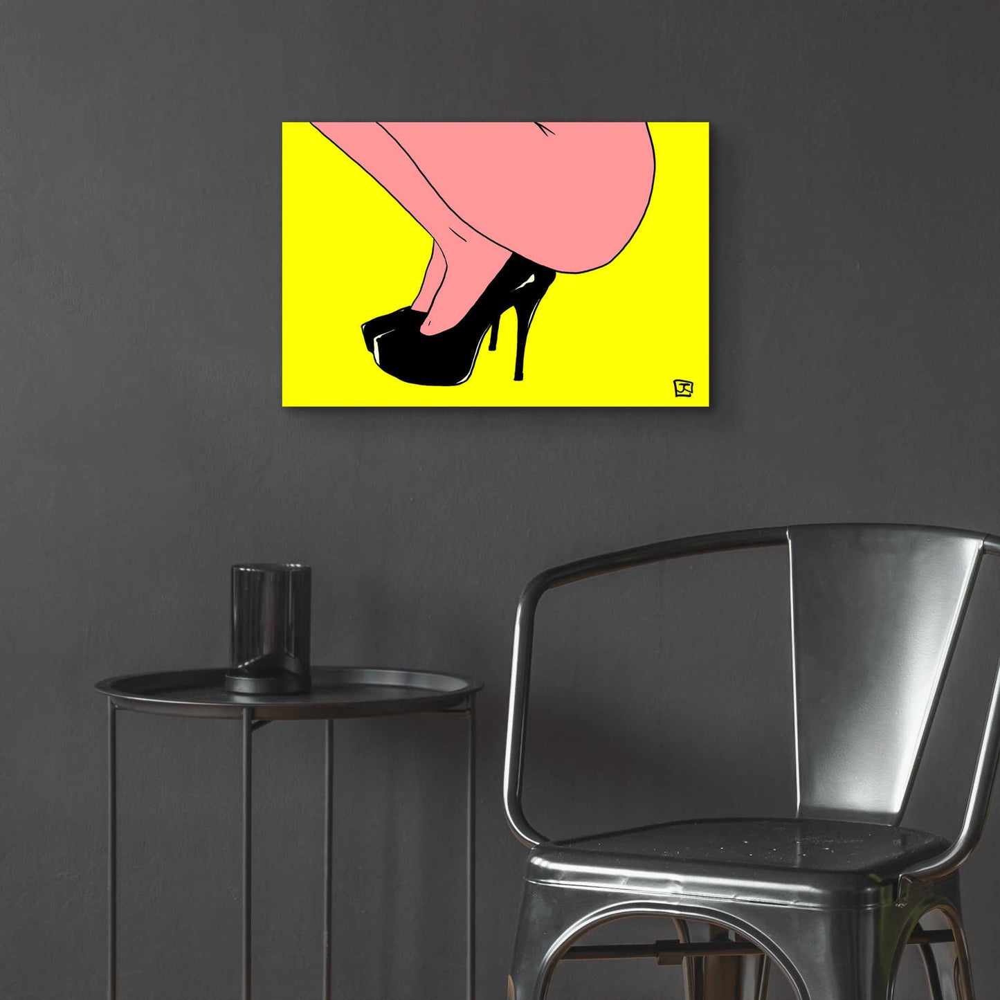 Epic Art 'Shoes Only I' by Giuseppe Cristiano, Acrylic Glass Wall Art,24x16