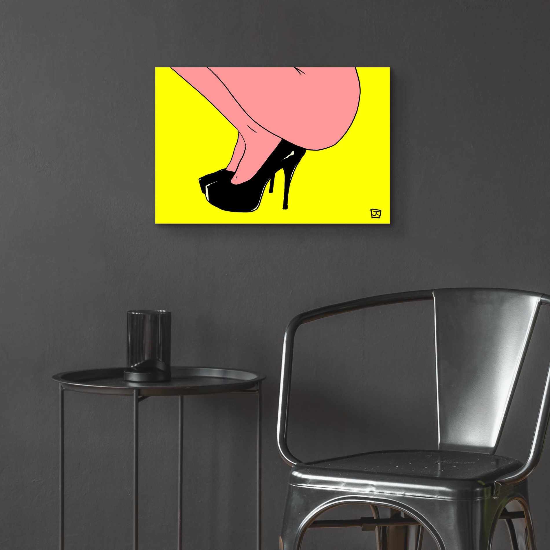 Epic Art 'Shoes Only I' by Giuseppe Cristiano, Acrylic Glass Wall Art,24x16