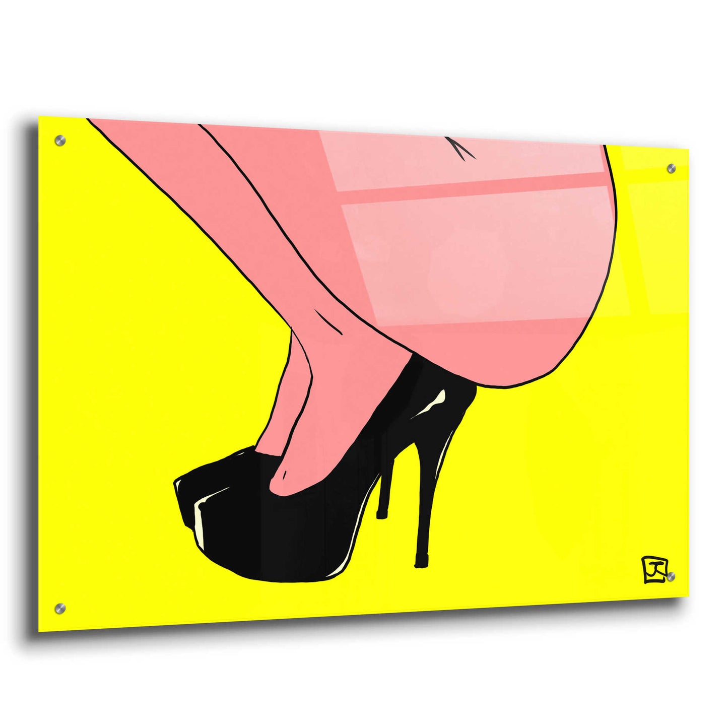 Epic Art 'Shoes Only I' by Giuseppe Cristiano, Acrylic Glass Wall Art,36x24