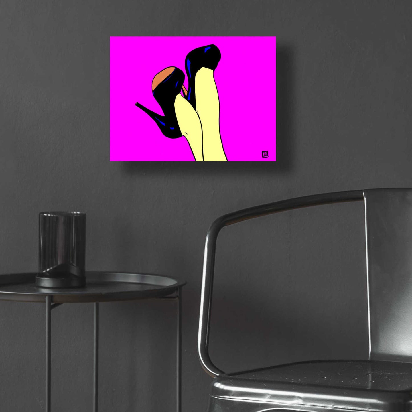 Epic Art 'Shoes Up!' by Giuseppe Cristiano, Acrylic Glass Wall Art,16x12