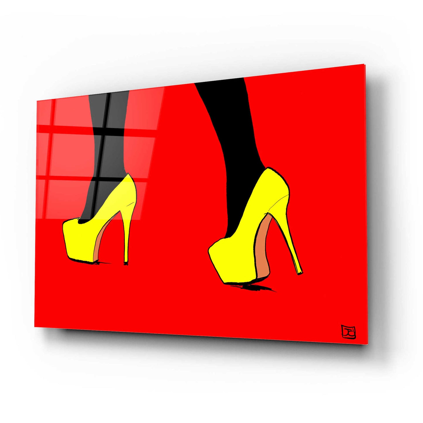 Epic Art 'Shoes VIII' by Giuseppe Cristiano, Acrylic Glass Wall Art,24x16