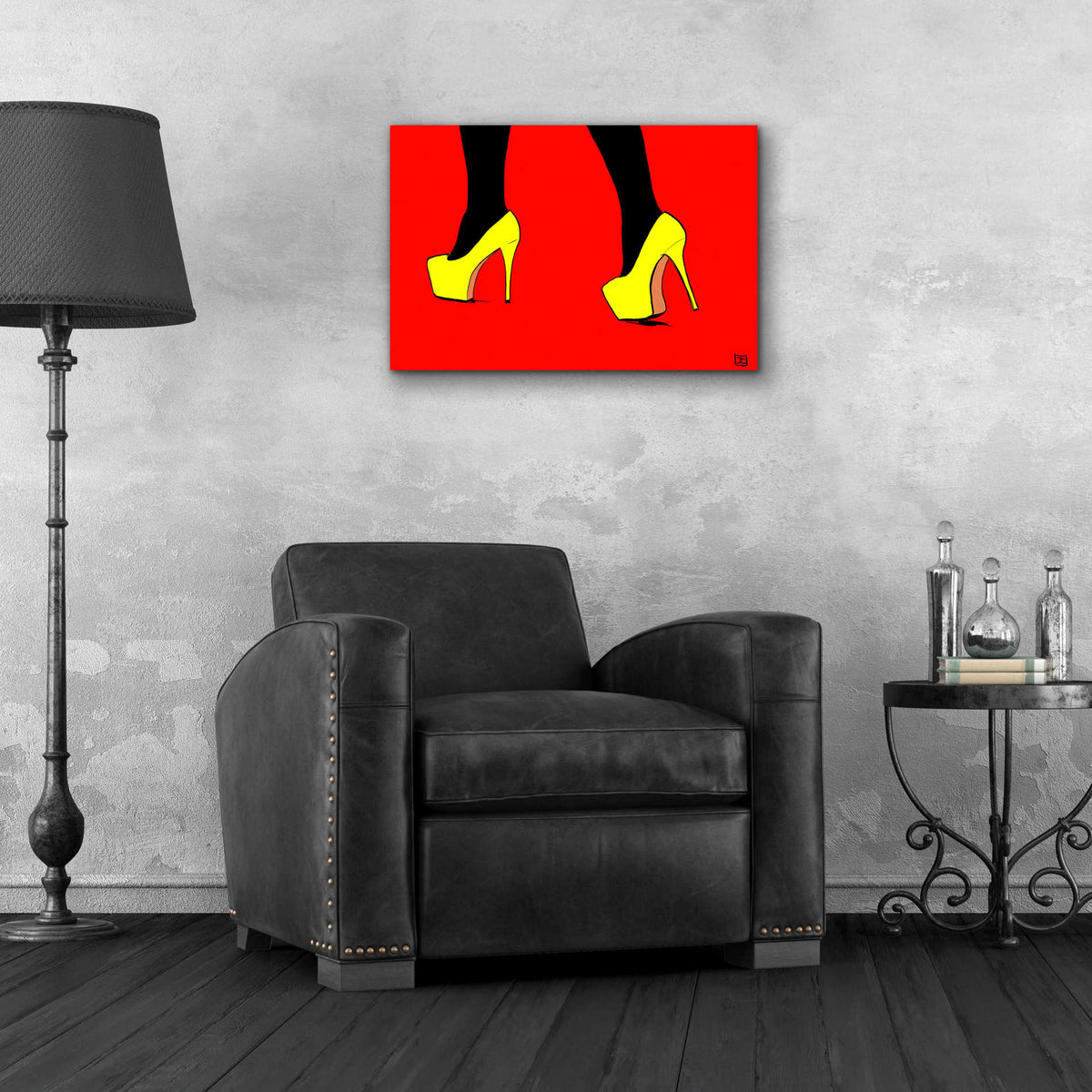 Epic Art 'Shoes VIII' by Giuseppe Cristiano, Acrylic Glass Wall Art,24x16