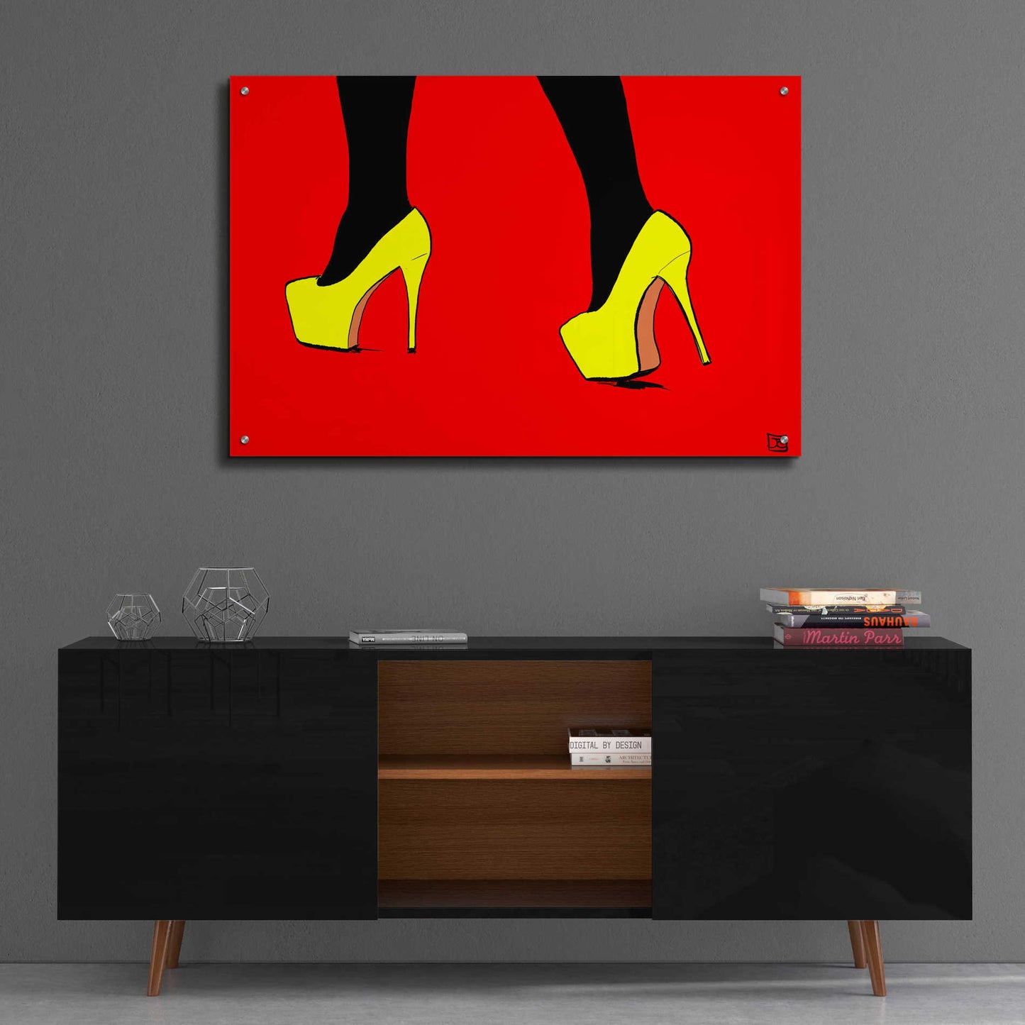 Epic Art 'Shoes VIII' by Giuseppe Cristiano, Acrylic Glass Wall Art,36x24