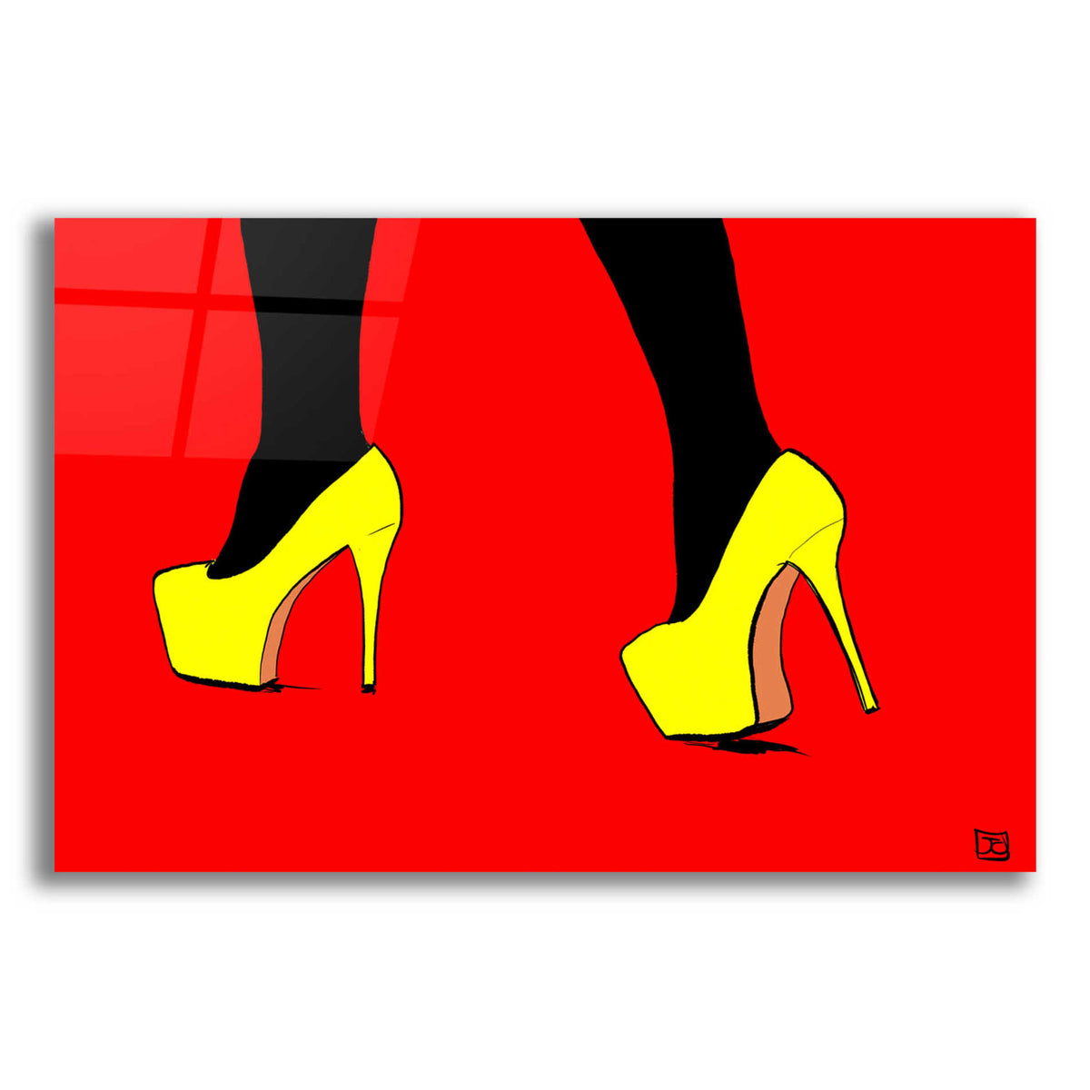 Epic Art 'Shoes VIII' by Giuseppe Cristiano, Acrylic Glass Wall Art