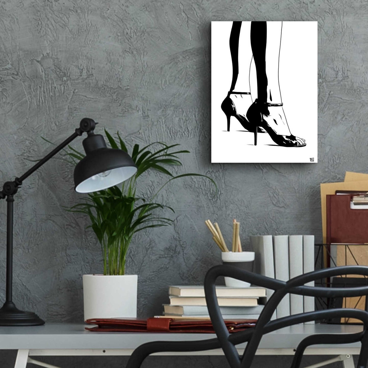 Epic Art 'Shoes X' by Giuseppe Cristiano, Acrylic Glass Wall Art,12x16