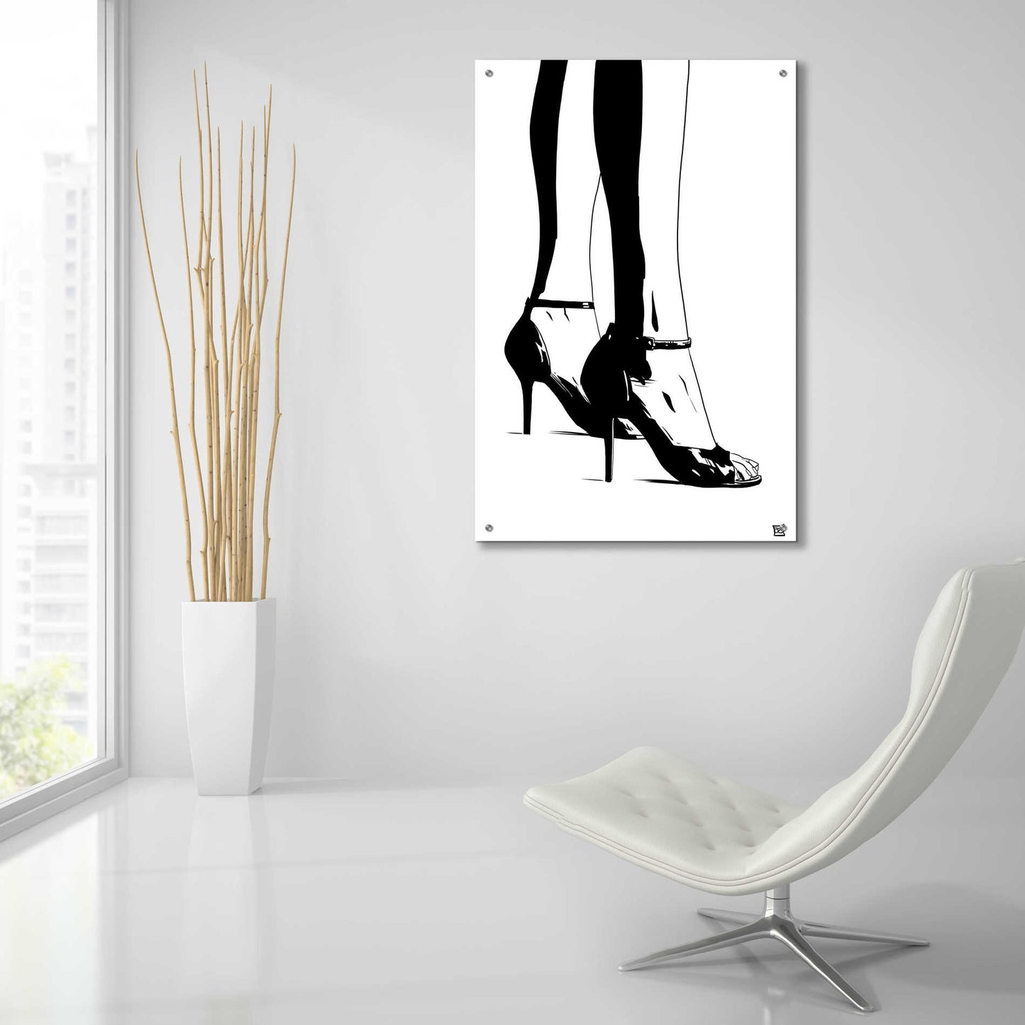 Epic Art 'Shoes X' by Giuseppe Cristiano, Acrylic Glass Wall Art,24x36