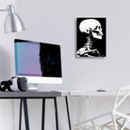 Epic Art 'Skeleton' by Giuseppe Cristiano, Acrylic Glass Wall Art,12x16