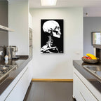 Epic Art 'Skeleton' by Giuseppe Cristiano, Acrylic Glass Wall Art,24x36