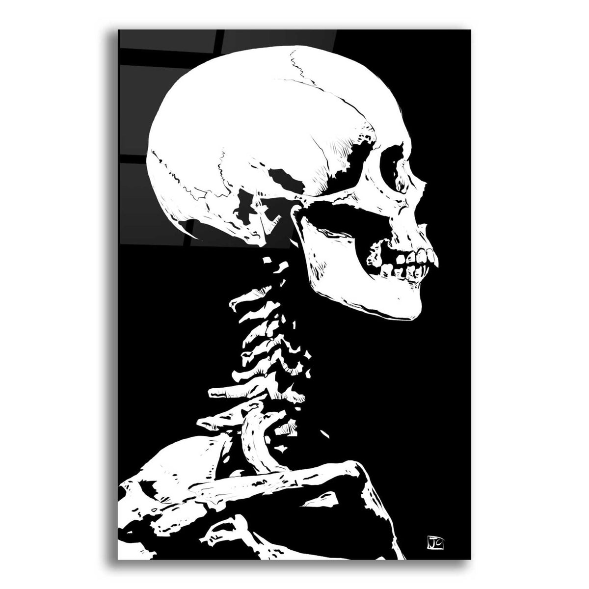 Epic Art 'Skeleton' by Giuseppe Cristiano, Acrylic Glass Wall Art