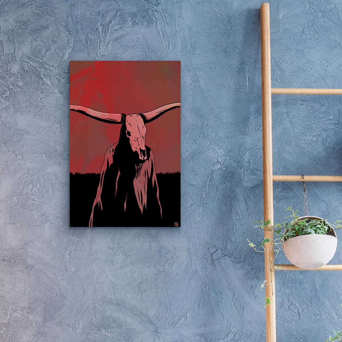 Epic Art 'Skull' by Giuseppe Cristiano, Acrylic Glass Wall Art,16x24