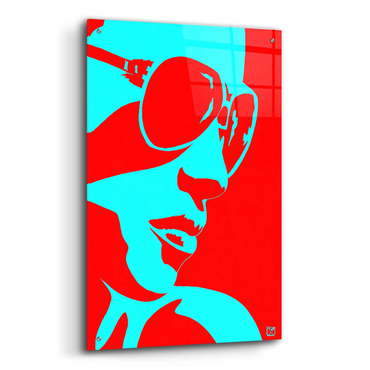 Epic Art 'Sunglasses' by Giuseppe Cristiano, Acrylic Glass Wall Art,24x36