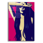Epic Art 'Three Black Stars' by Giuseppe Cristiano, Acrylic Glass Wall Art