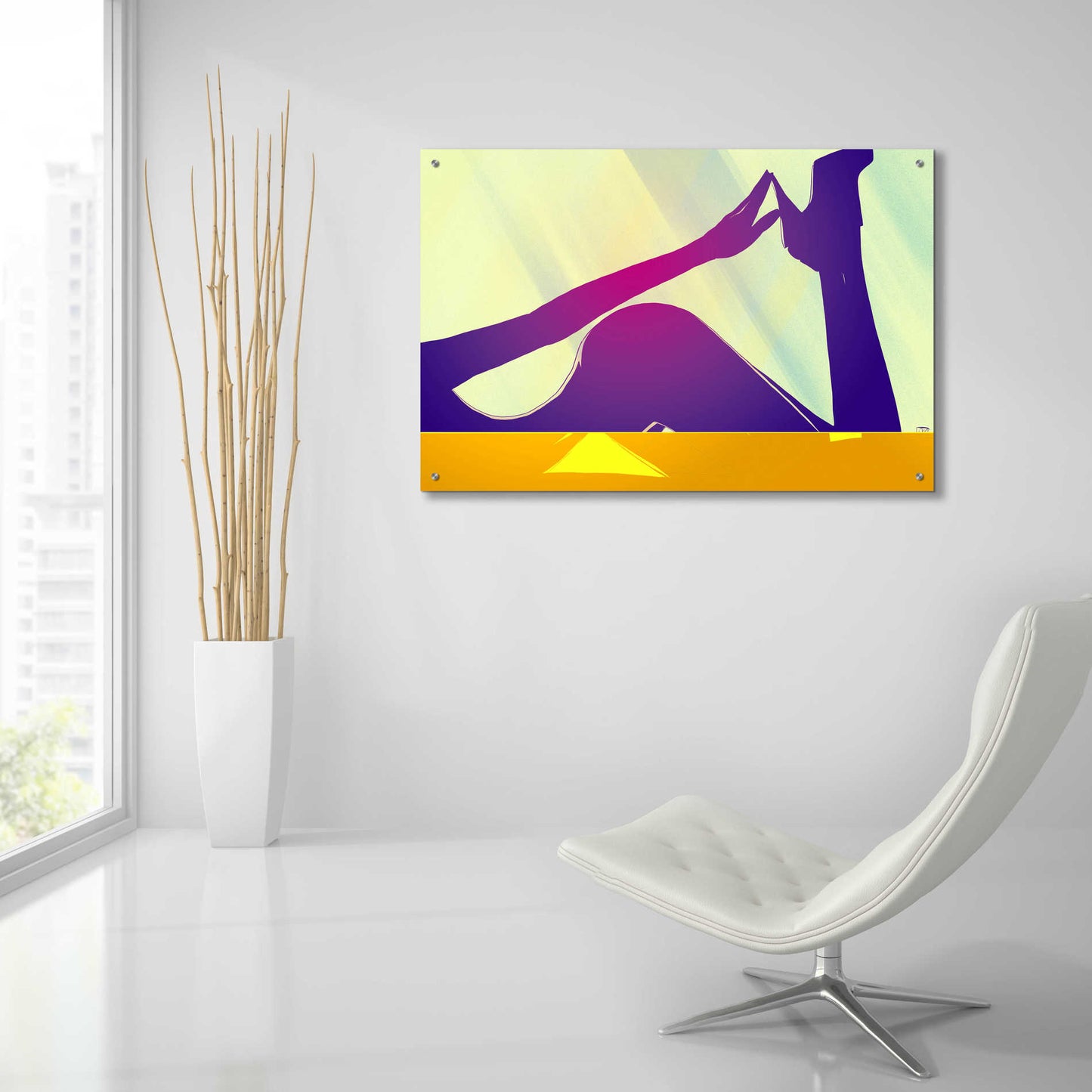 Epic Art 'Woman VIII' by Giuseppe Cristiano, Acrylic Glass Wall Art,36x24