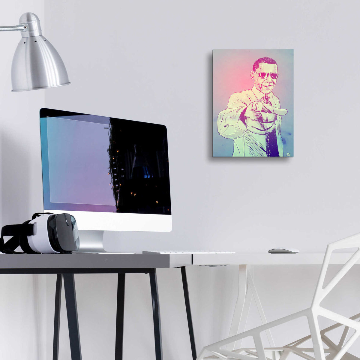 Epic Art 'Yes You Can' by Giuseppe Cristiano, Acrylic Glass Wall Art,12x16