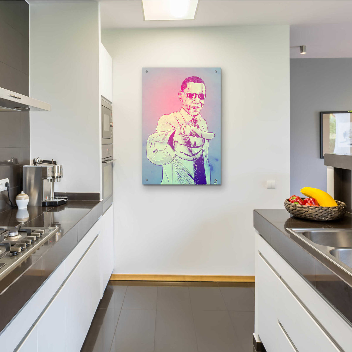 Epic Art 'Yes You Can' by Giuseppe Cristiano, Acrylic Glass Wall Art,24x36