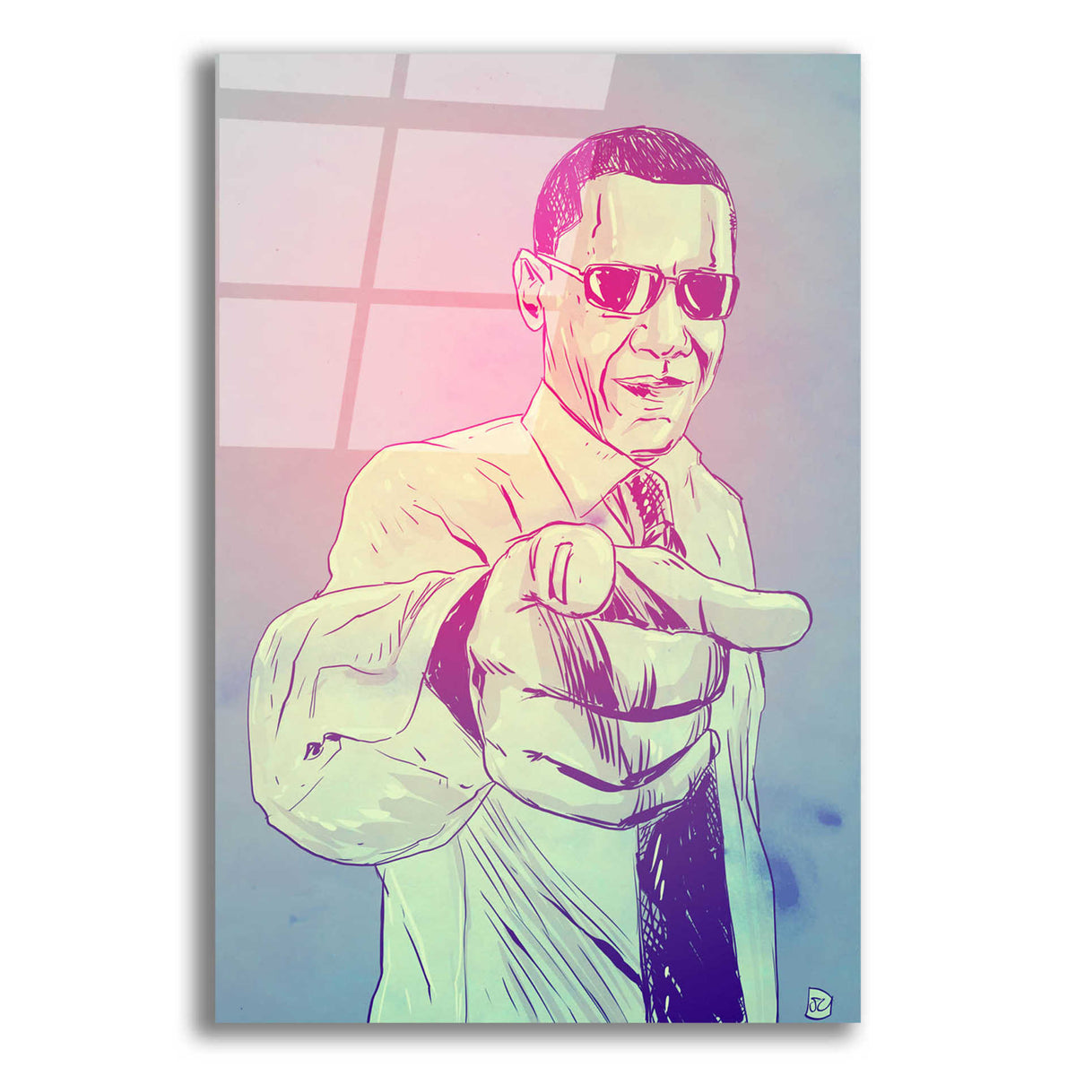 Epic Art 'Yes You Can' by Giuseppe Cristiano, Acrylic Glass Wall Art