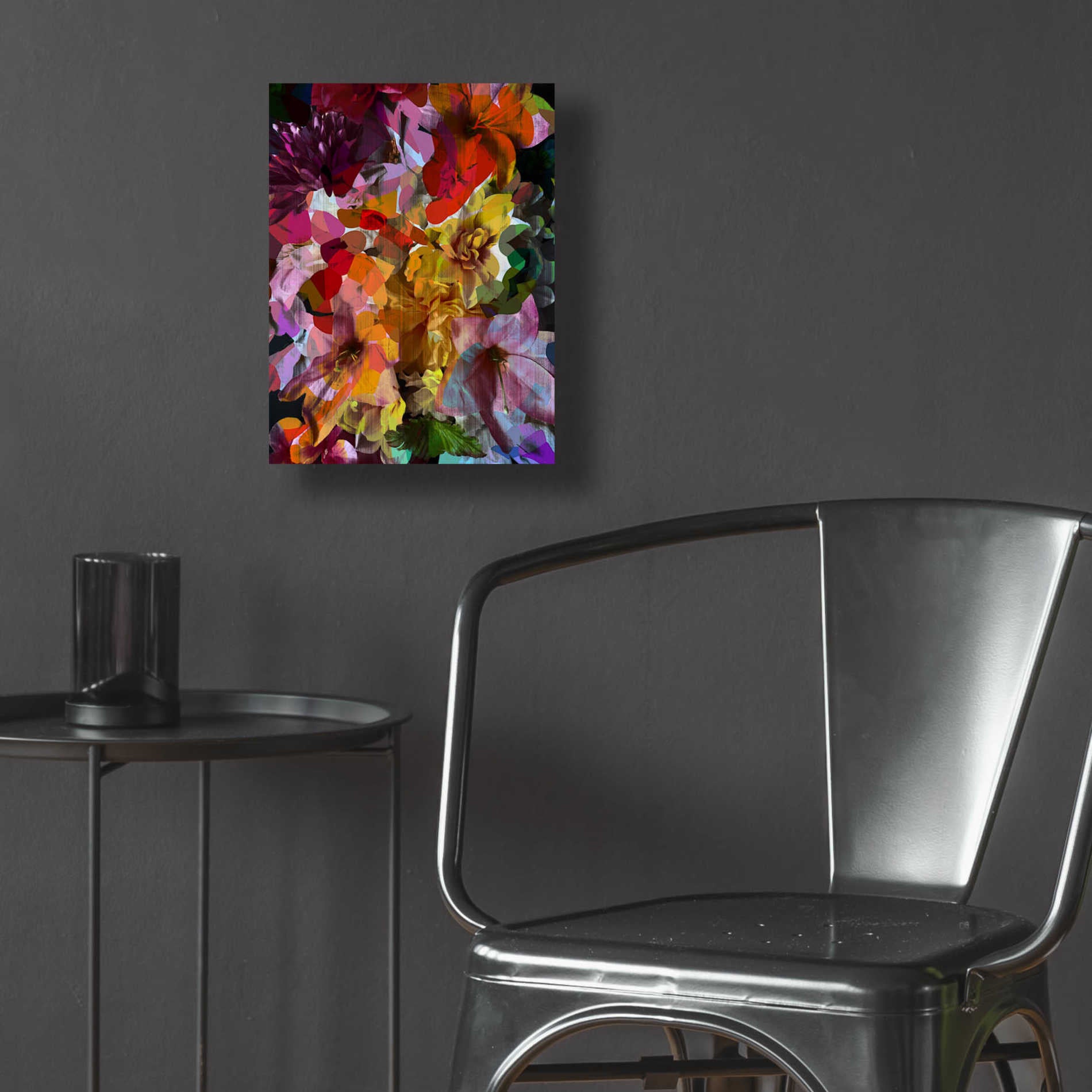 Epic Art 'Abstract Floral' by Shandra Smith, Acrylic Glass Wall Art,12x16