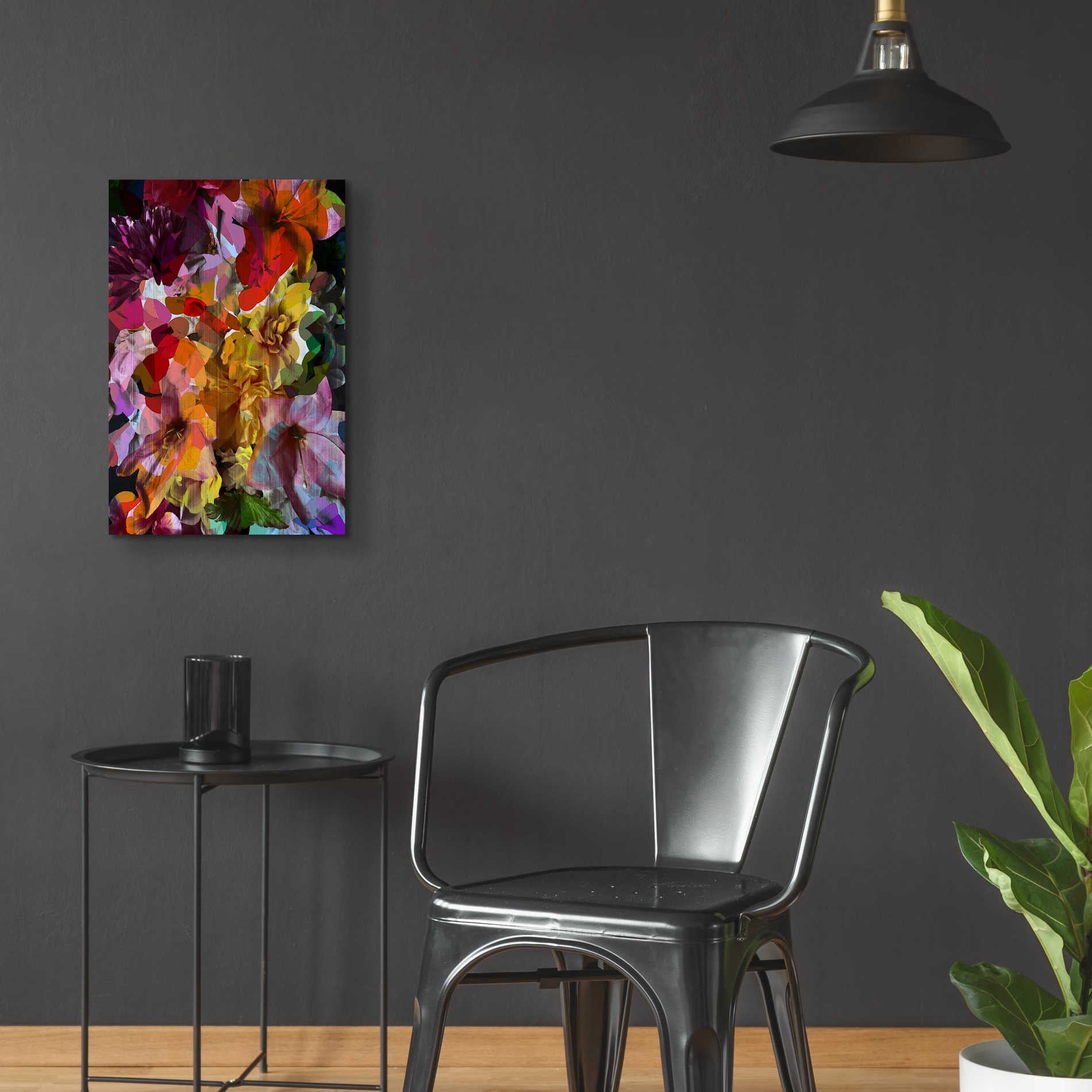 Epic Art 'Abstract Floral' by Shandra Smith, Acrylic Glass Wall Art,16x24