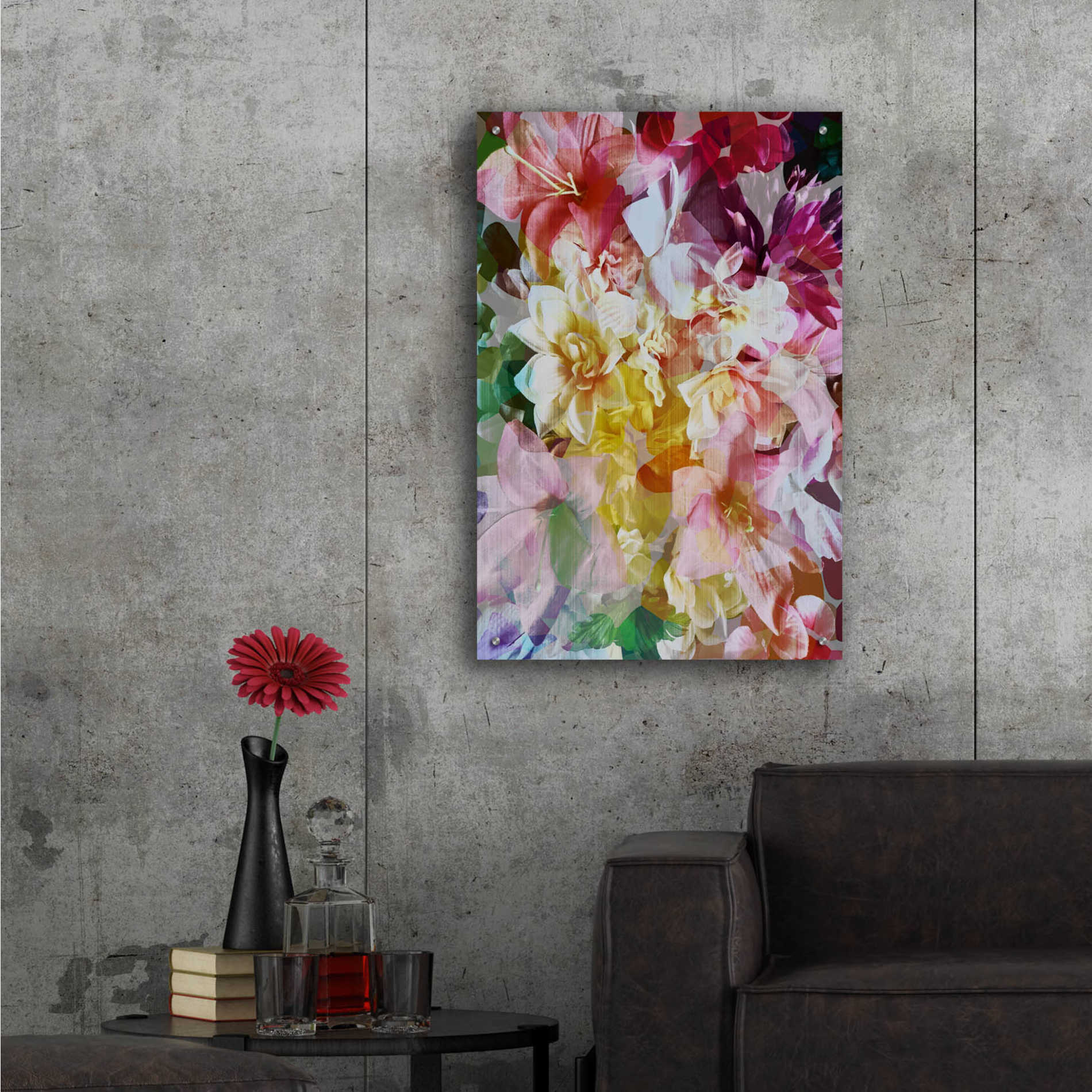 Epic Art 'Bloomin Babes' by Shandra Smith, Acrylic Glass Wall Art,24x36