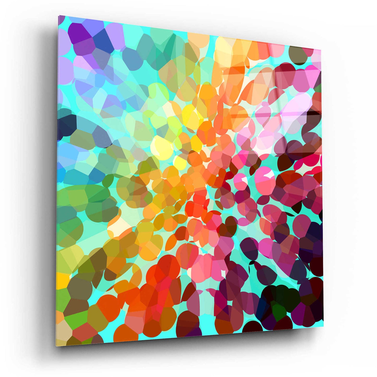 Epic Art 'Connect' by Shandra Smith, Acrylic Glass Wall Art,12x12