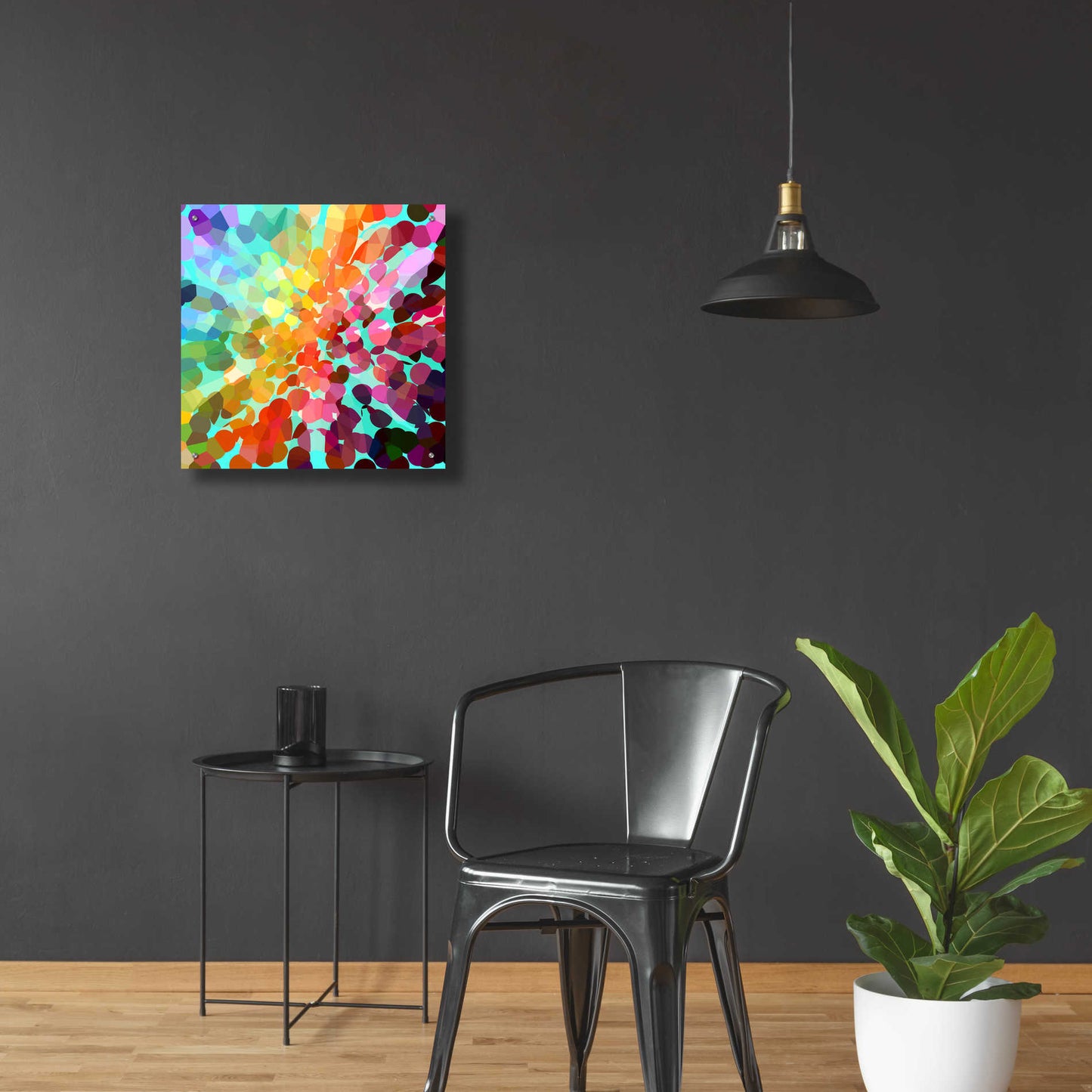 Epic Art 'Connect' by Shandra Smith, Acrylic Glass Wall Art,24x24