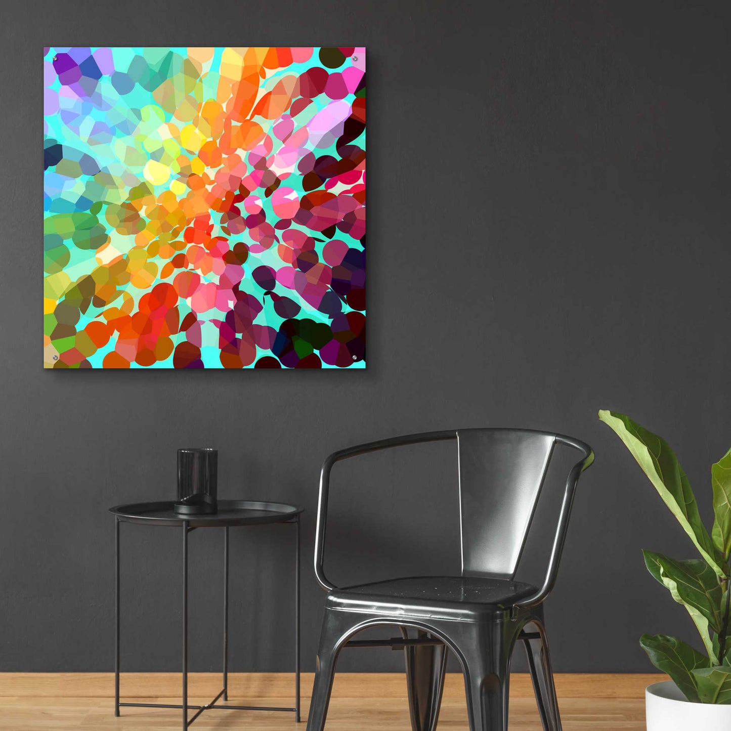 Epic Art 'Connect' by Shandra Smith, Acrylic Glass Wall Art,36x36