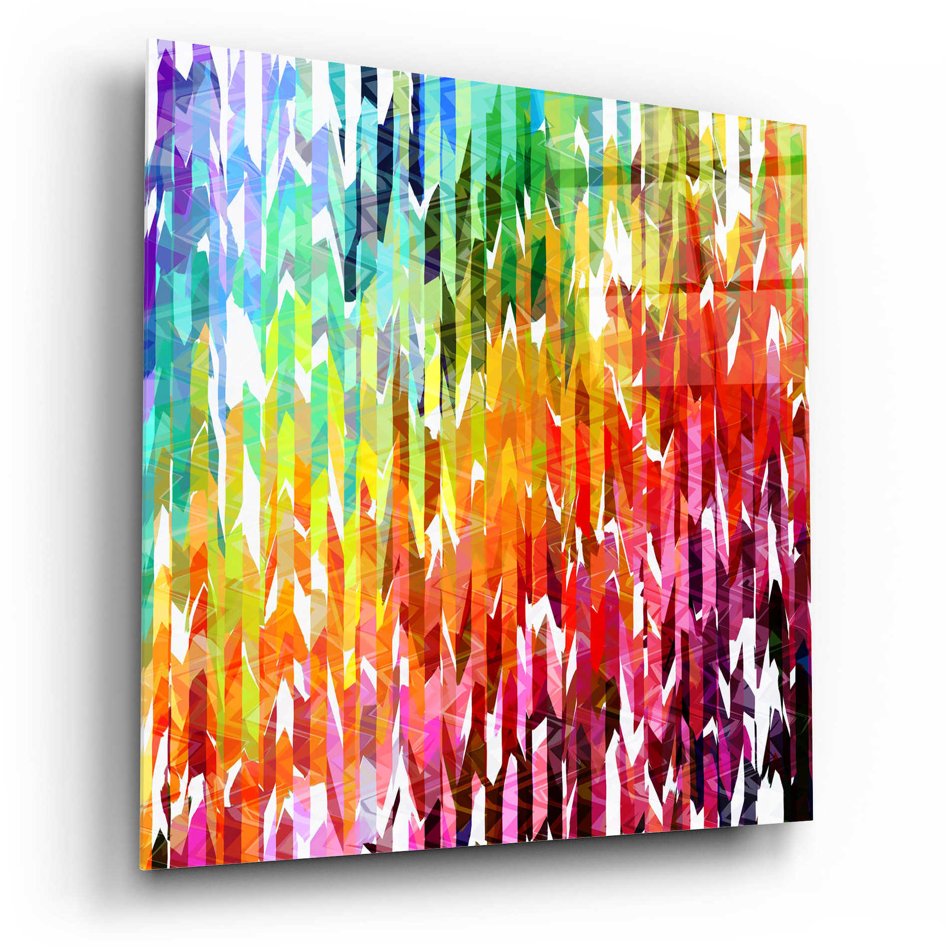 Epic Art 'Designer Stripes' by Shandra Smith, Acrylic Glass Wall Art,12x12