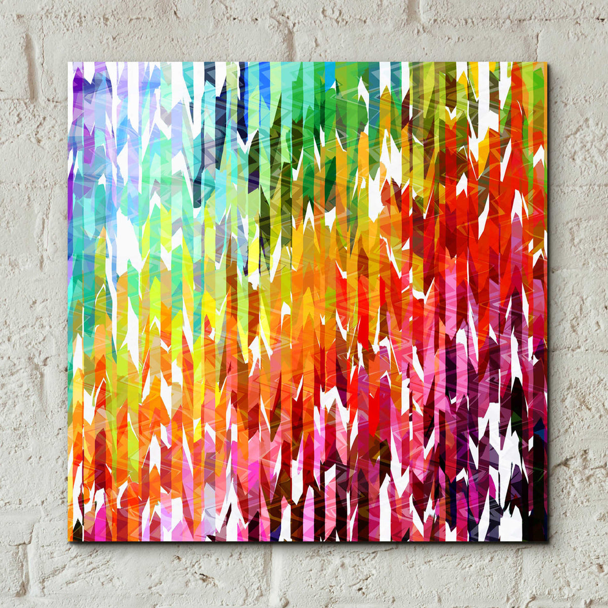 Epic Art 'Designer Stripes' by Shandra Smith, Acrylic Glass Wall Art,12x12
