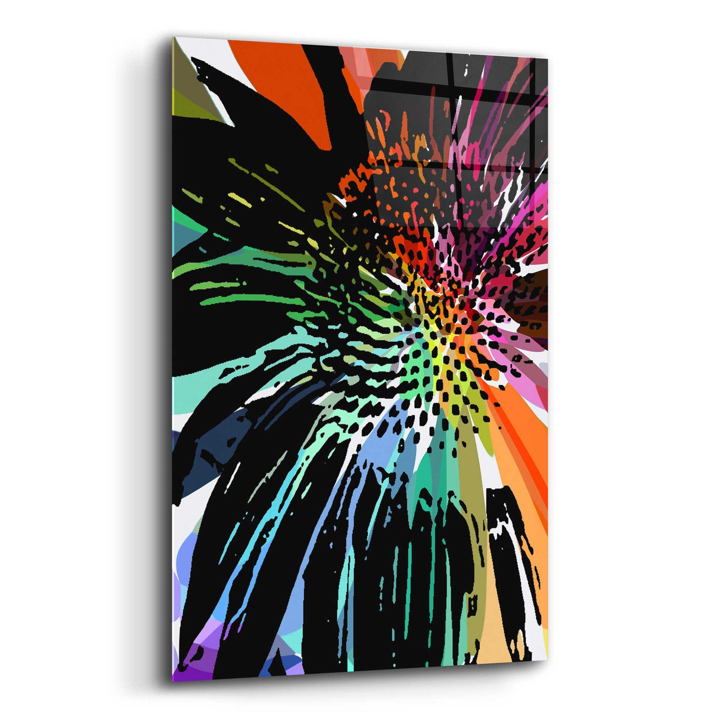 Epic Art 'Flower 25' by Shandra Smith, Acrylic Glass Wall Art,12x16