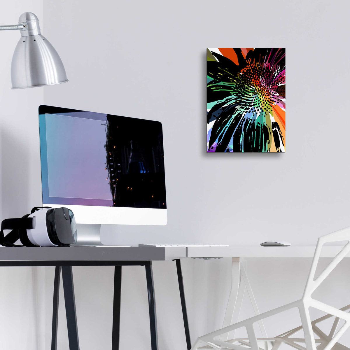 Epic Art 'Flower 25' by Shandra Smith, Acrylic Glass Wall Art,12x16