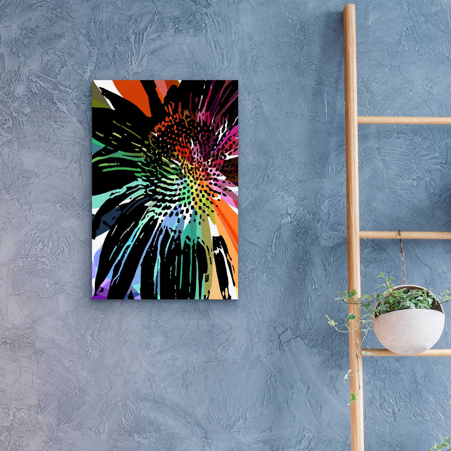 Epic Art 'Flower 25' by Shandra Smith, Acrylic Glass Wall Art,16x24