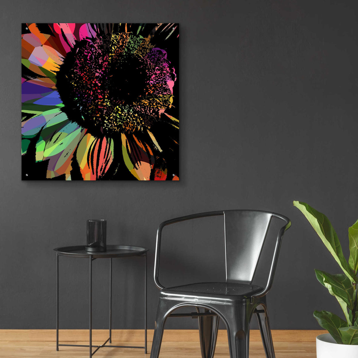 Epic Art 'Flower 30' by Shandra Smith, Acrylic Glass Wall Art,36x36