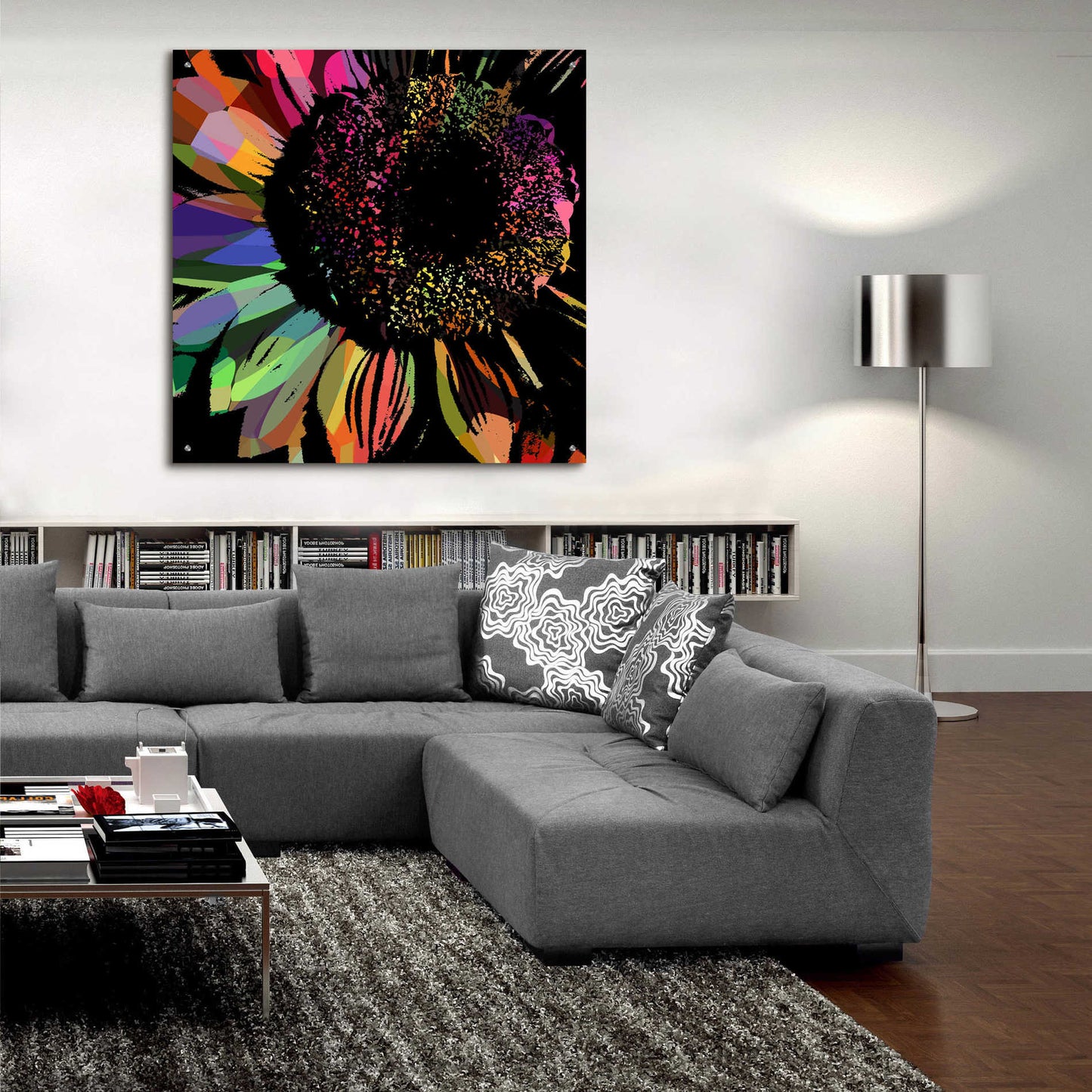 Epic Art 'Flower 30' by Shandra Smith, Acrylic Glass Wall Art,36x36