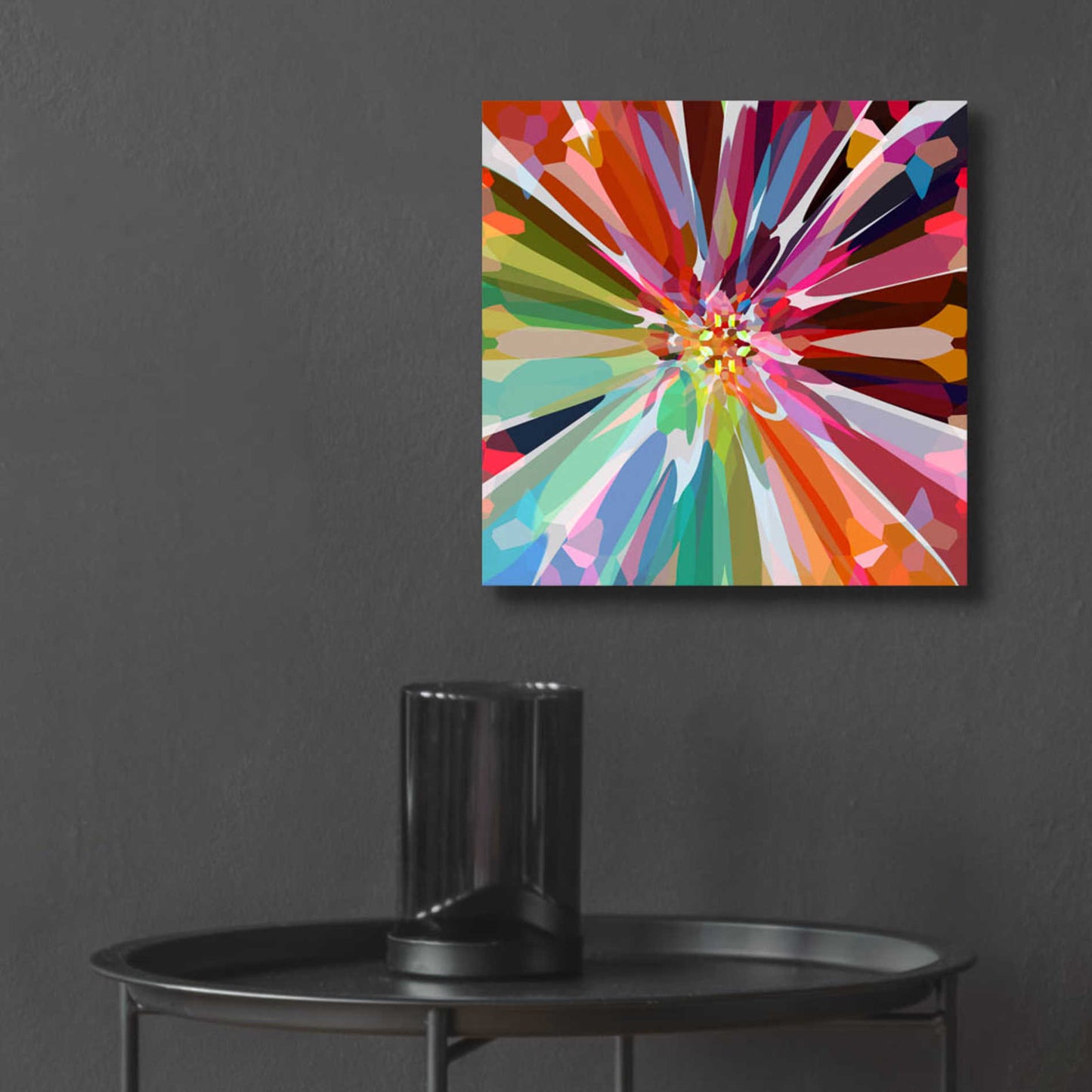 Epic Art 'Flower 16' by Shandra Smith, Acrylic Glass Wall Art,12x12