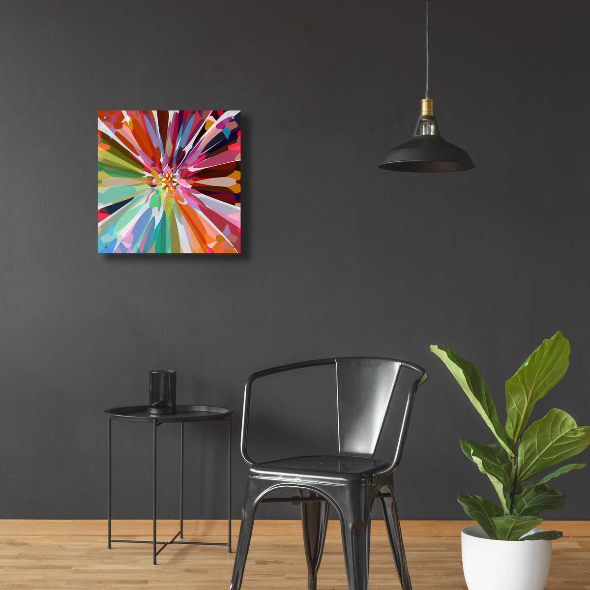 Epic Art 'Flower 16' by Shandra Smith, Acrylic Glass Wall Art,24x24