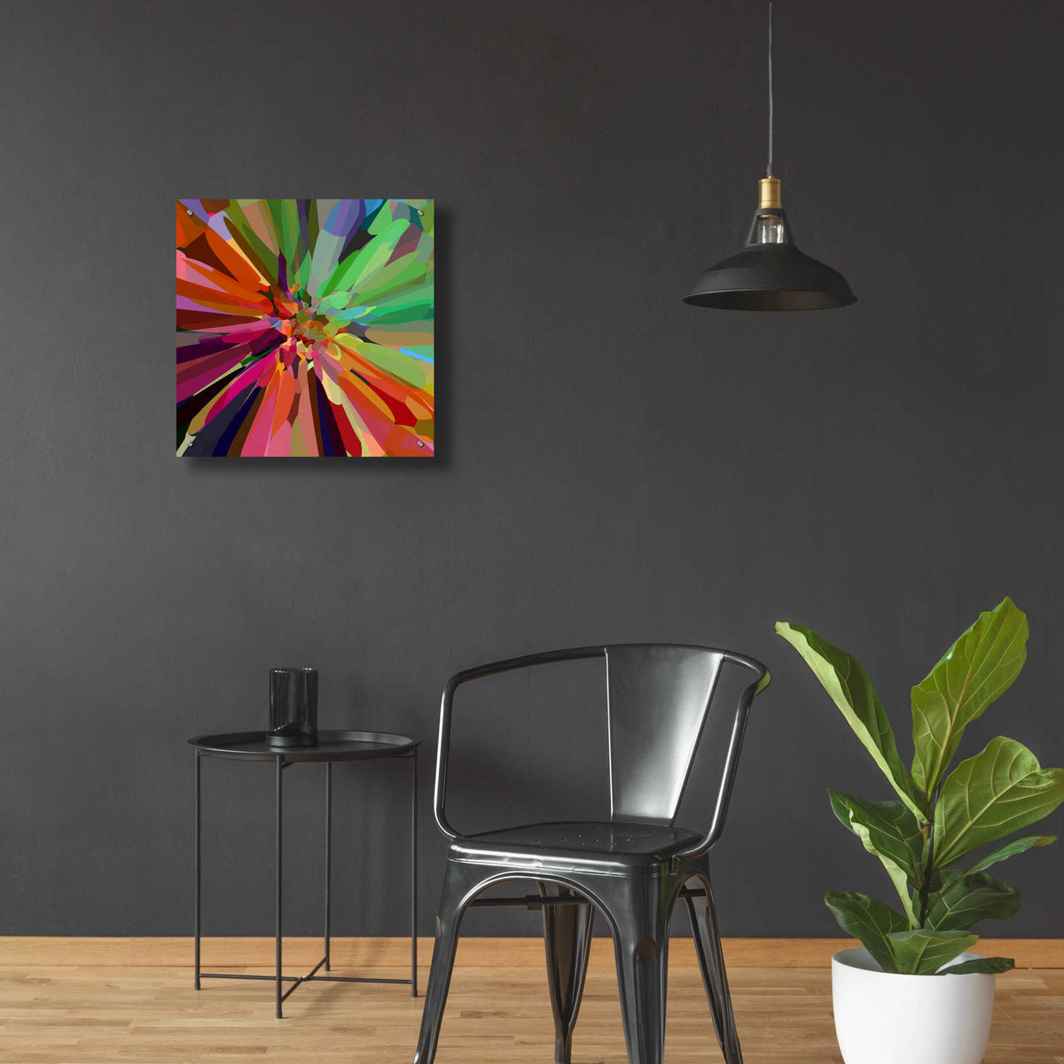 Epic Art 'Flower 27 ' by Shandra Smith, Acrylic Glass Wall Art,24x24