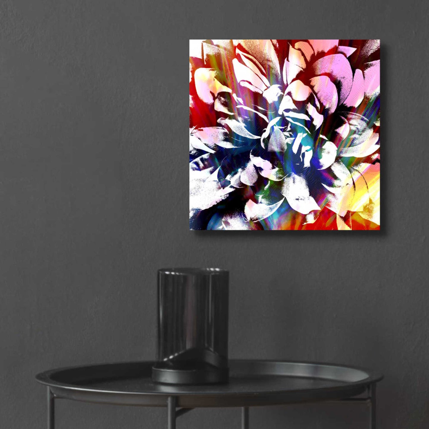 Epic Art 'Flower Power' by Shandra Smith, Acrylic Glass Wall Art,12x12