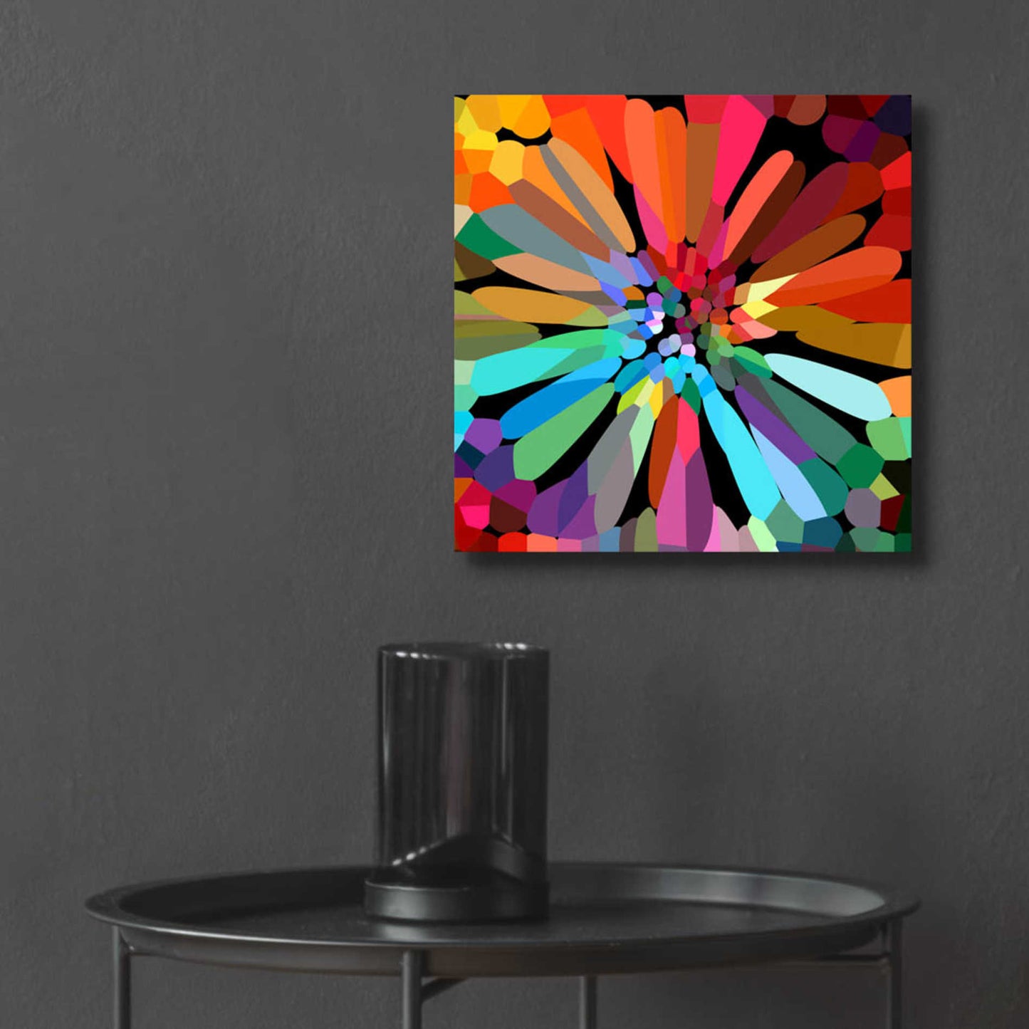 Epic Art 'Flower' by Shandra Smith, Acrylic Glass Wall Art,12x12