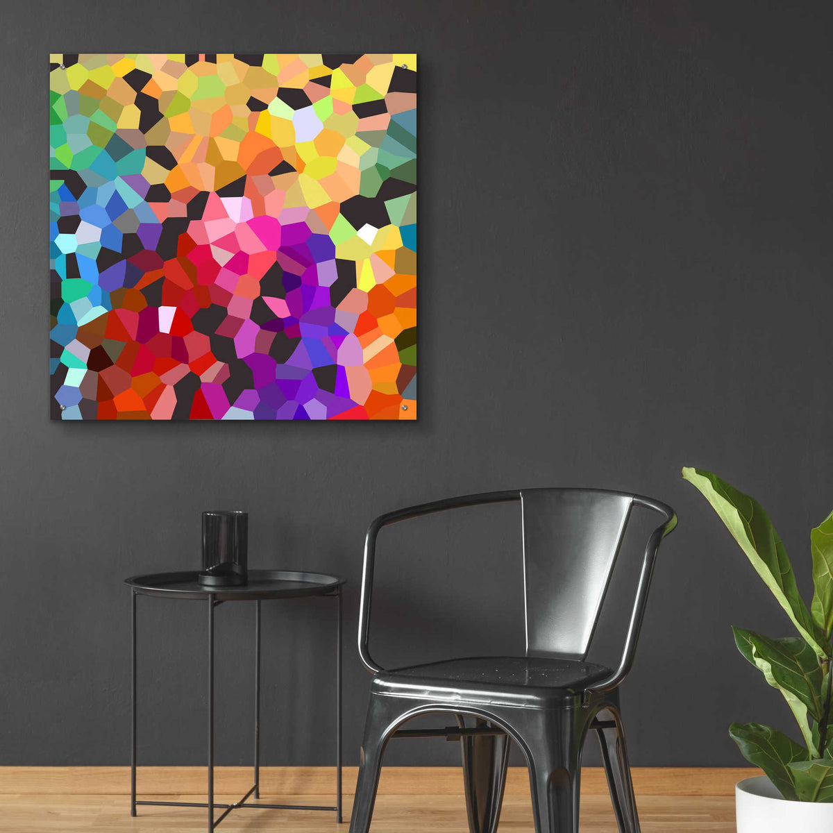 Epic Art 'Fooling Around' by Shandra Smith, Acrylic Glass Wall Art,36x36