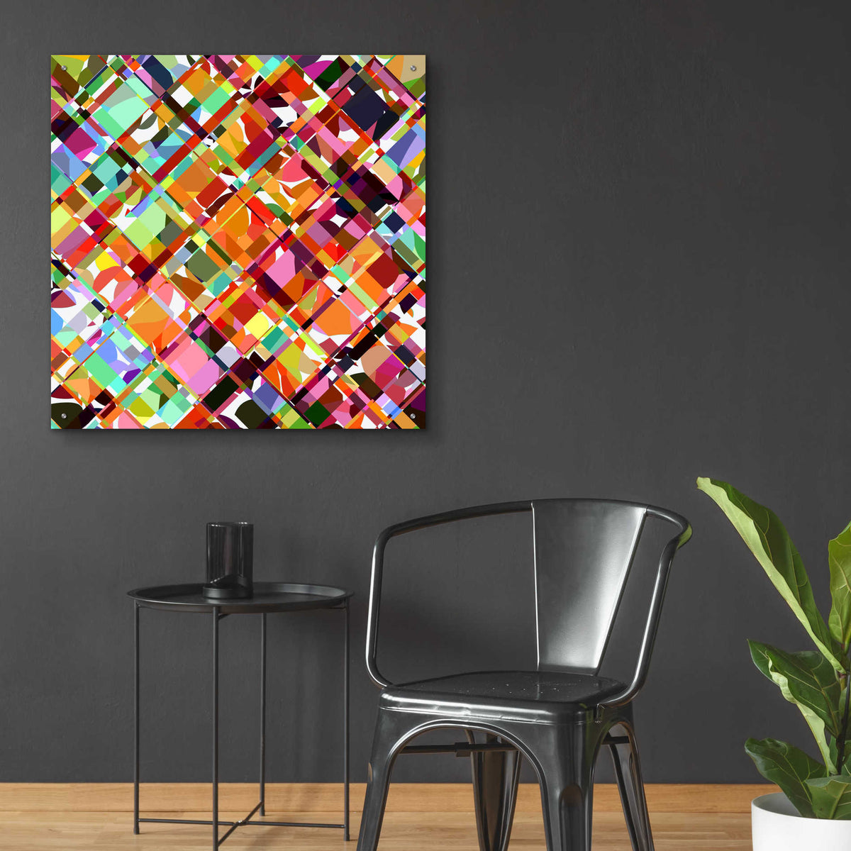 Epic Art 'Give it Time' by Shandra Smith, Acrylic Glass Wall Art,36x36