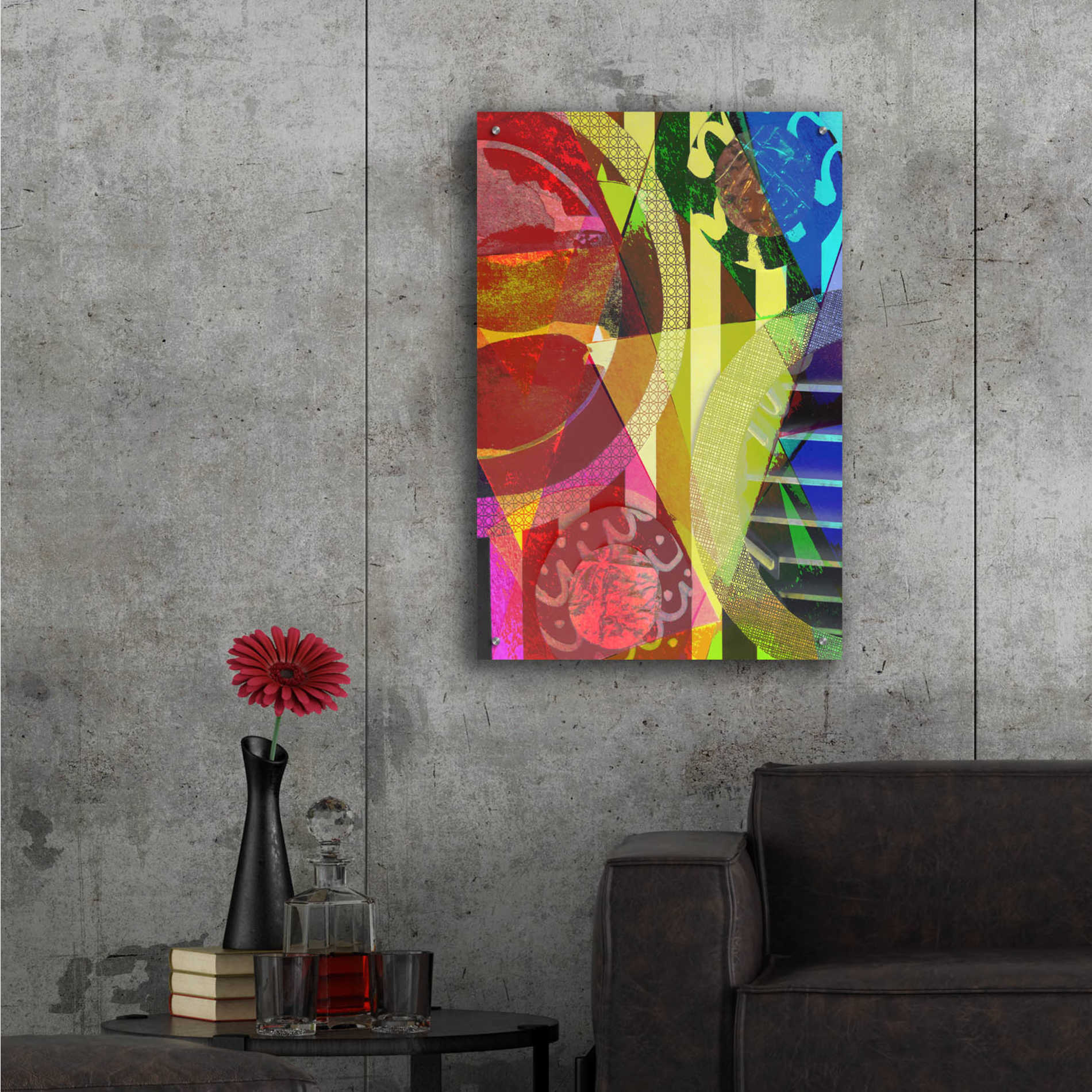 Epic Art 'Perky 1' by Shandra Smith, Acrylic Glass Wall Art,24x36