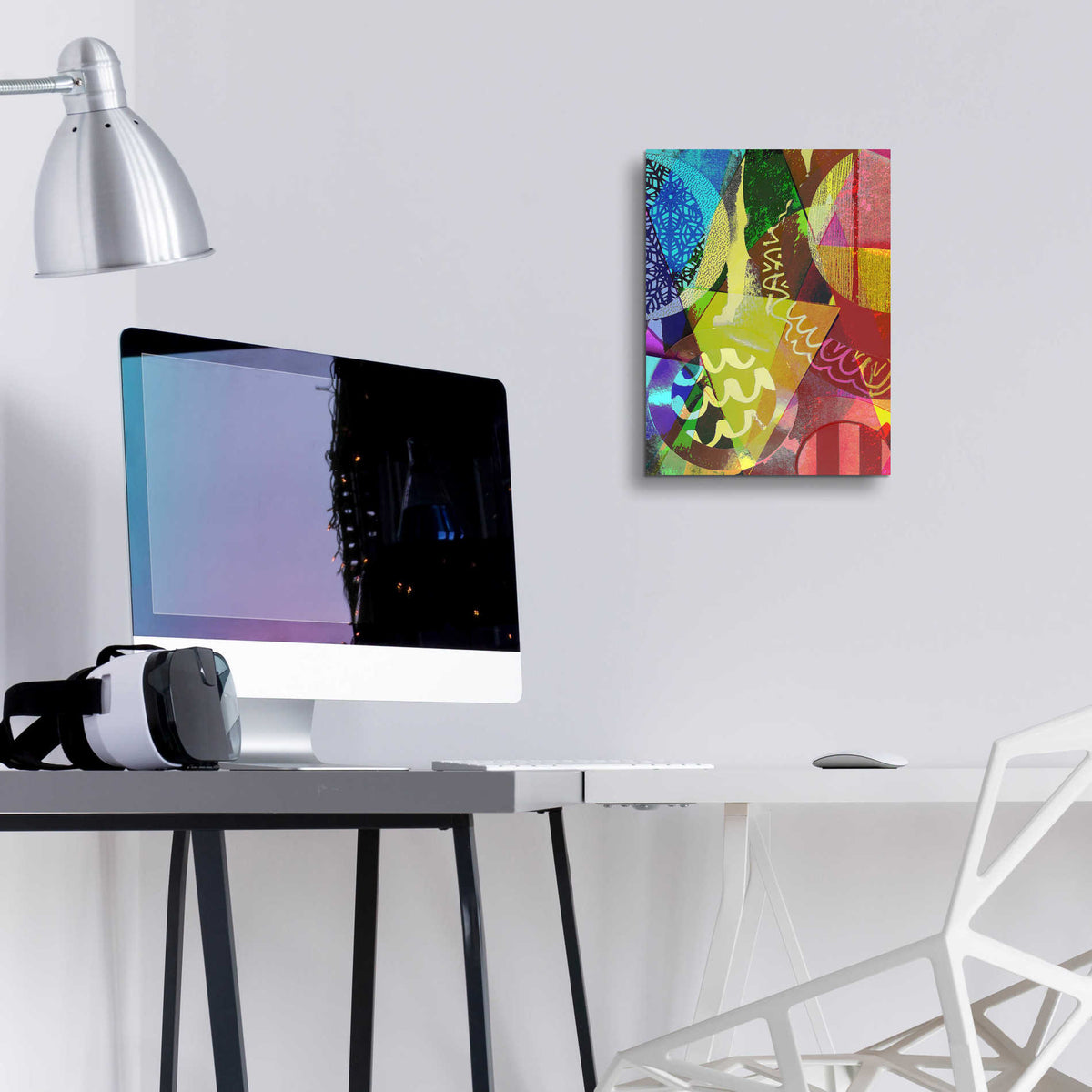 Epic Art 'Perky 2' by Shandra Smith, Acrylic Glass Wall Art,12x16