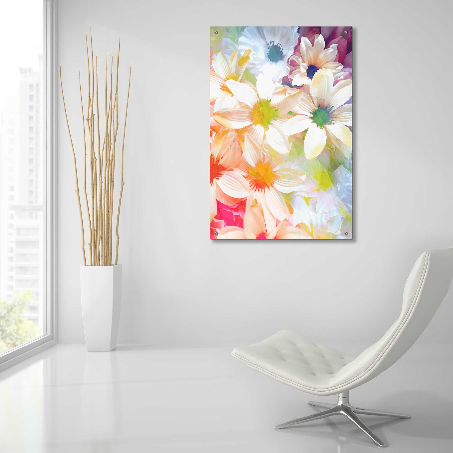 Epic Art 'Summer Days' by Shandra Smith, Acrylic Glass Wall Art,24x36