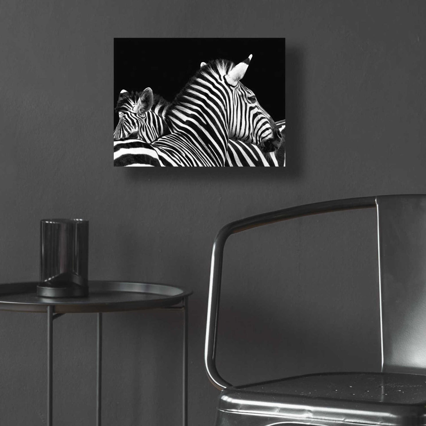 Epic Art 'Zebra I' by Debra Van Swearingen, Acrylic Glass Wall Art,16x12