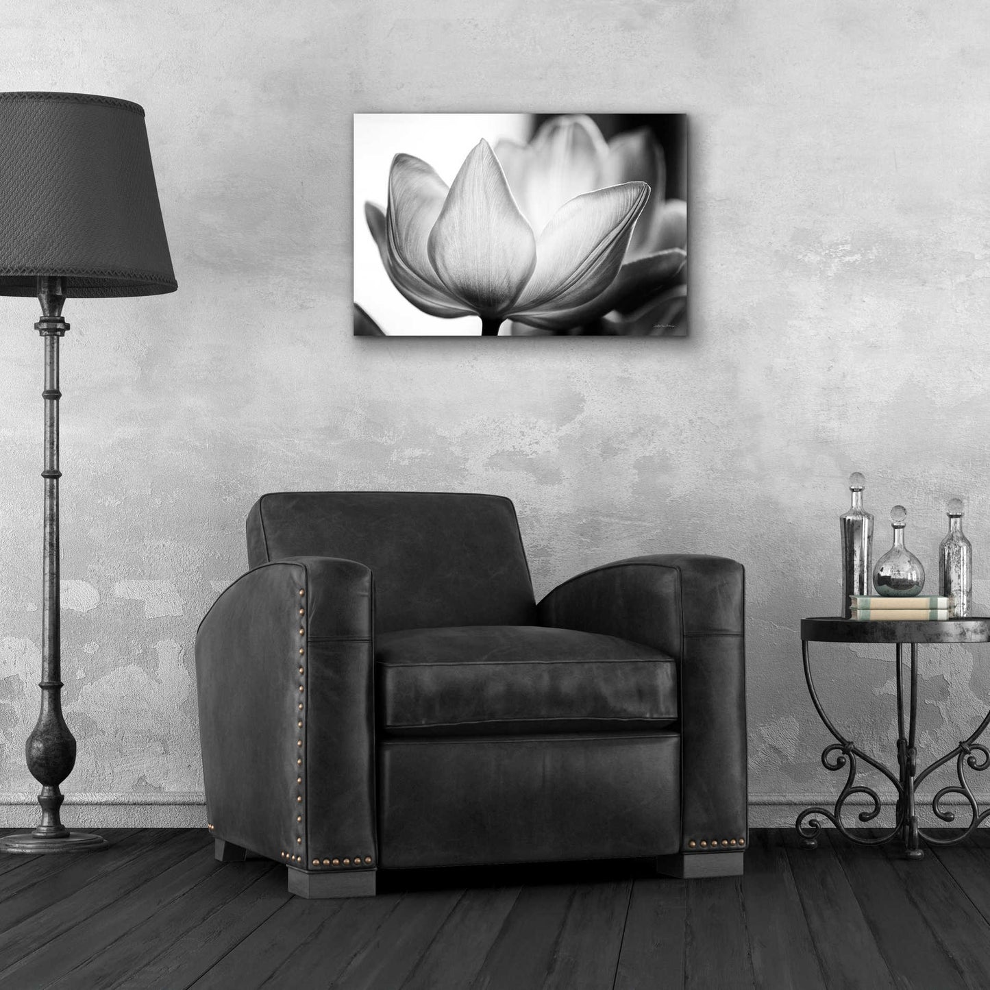 Epic Art 'Translucent Tulips VI' by Debra Van Swearingen, Acrylic Glass Wall Art,24x16