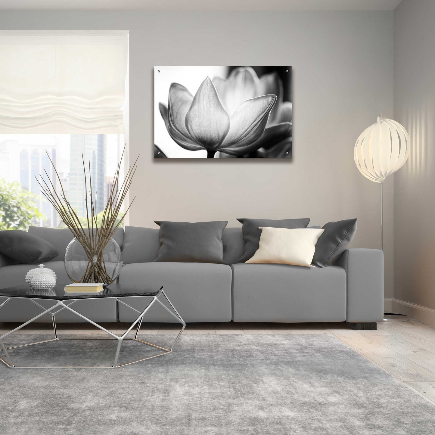 Epic Art 'Translucent Tulips VI' by Debra Van Swearingen, Acrylic Glass Wall Art,36x24