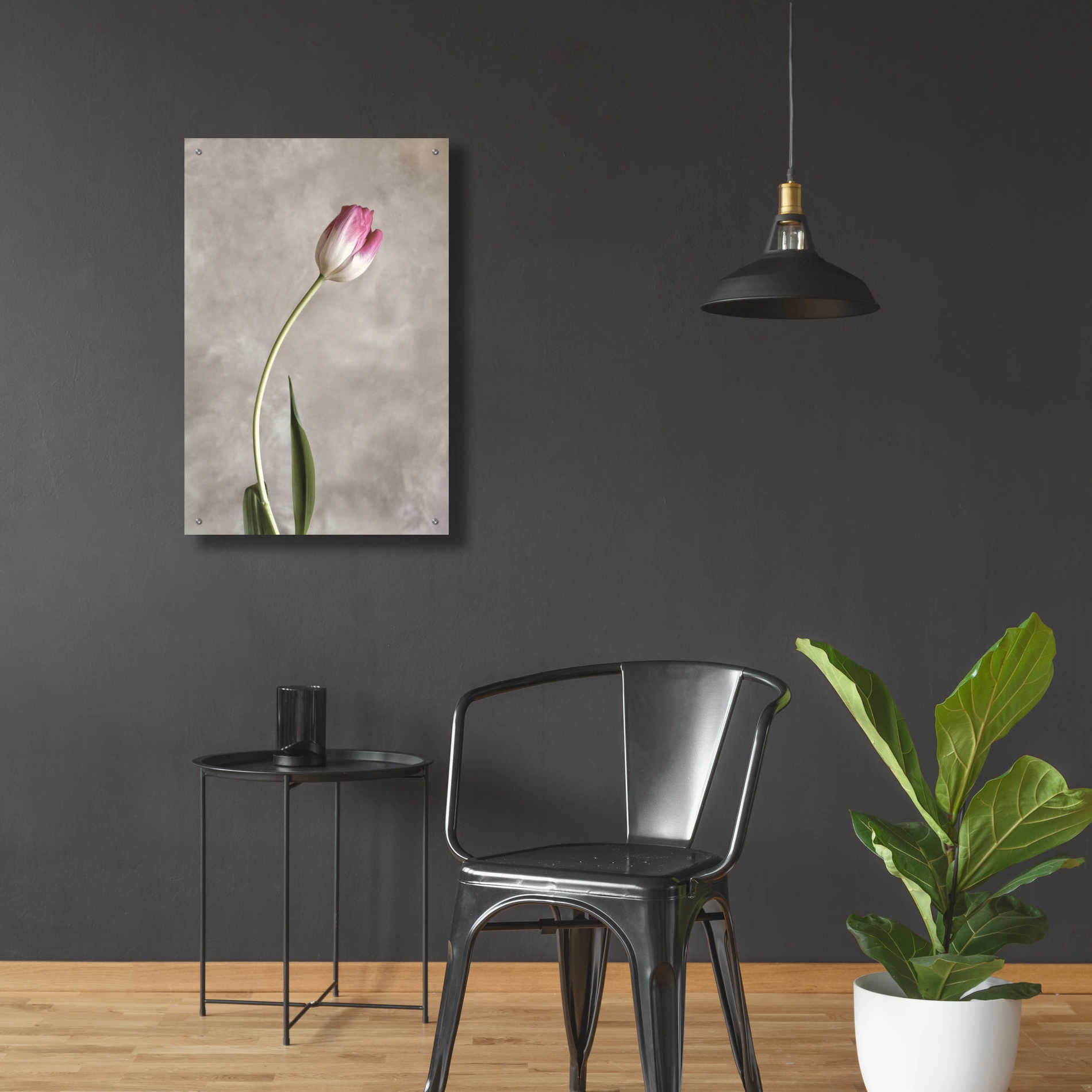 Epic Art 'Fresh Tulips I' by Debra Van Swearingen, Acrylic Glass Wall Art,24x36