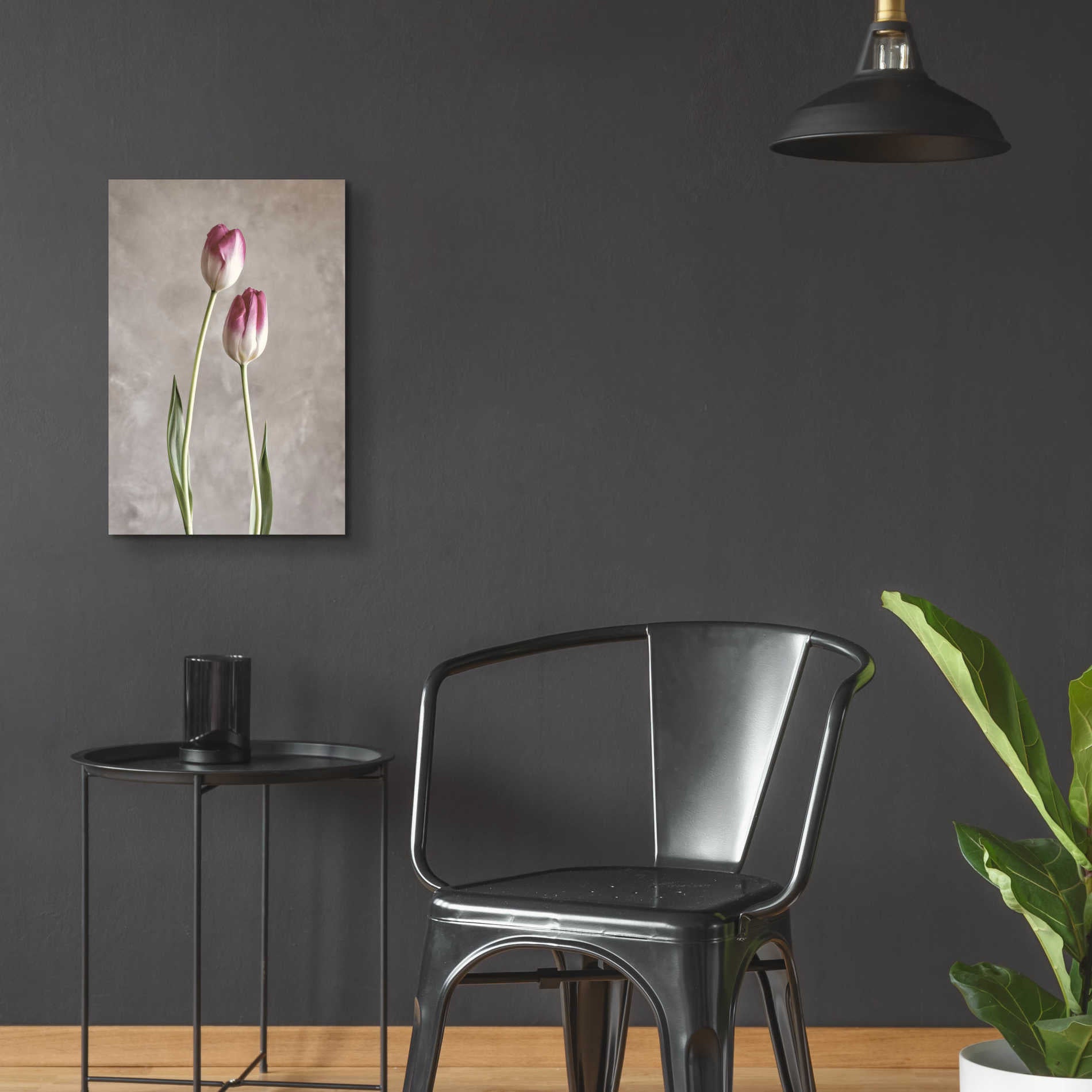 Epic Art 'Fresh Tulips III' by Debra Van Swearingen, Acrylic Glass Wall Art,16x24