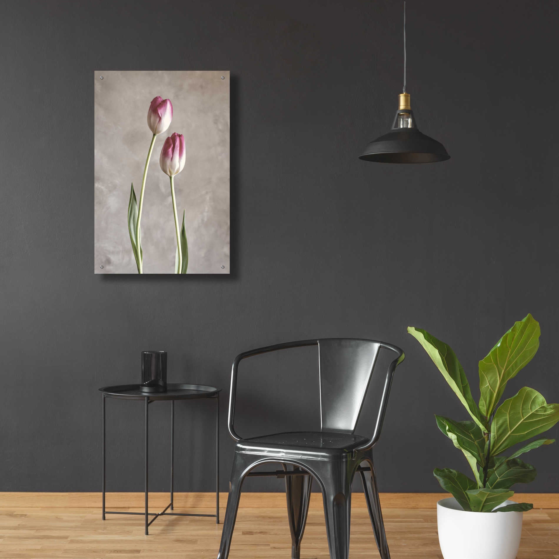 Epic Art 'Fresh Tulips III' by Debra Van Swearingen, Acrylic Glass Wall Art,24x36